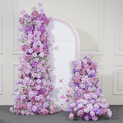 Purple Wedding Backdrop Arch Floral Arrangement A6699 A7561 A8150