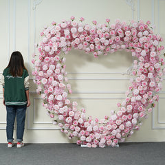 Luxury Heart-Shaped Shelf Floral Arrangement Wedding Arch Decor A7591 A6625 A7448 A7449 A8046