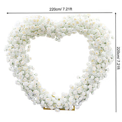 Luxury Heart-Shaped Shelf Floral Arrangement Wedding Arch Decor A7591 A6625 A7448 A7449 A8046