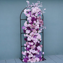 Purple Wedding Backdrop Arch Floral Arrangement A6699 A7561 A8150