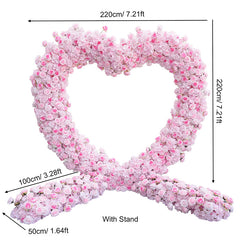 Luxury Heart-Shaped Shelf Floral Arrangement Wedding Arch Decor A7591 A6625 A7448 A7449 A8046
