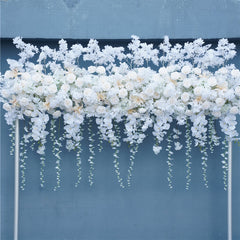 A7568 Rose Cherry Blossom Hang Wisteria Wedding Floral Arrangement