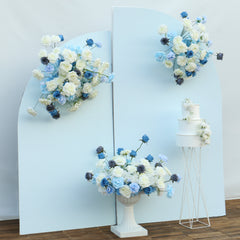 A104  A7613 Rose Wedding Backdrop Floral Arrangement Arch Decor Hanging Flower Row