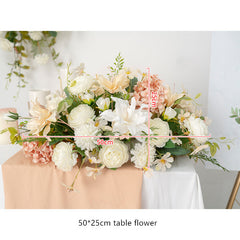 Champagne Wedding Floral Arrangement Table Centerpieces Decor A198 A7486