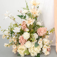 Champagne Wedding Floral Arrangement Table Centerpieces Decor A198 A7486