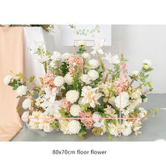 Champagne Wedding Floral Arrangement Table Centerpieces Decor A198 A7486