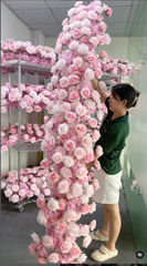 Luxury Heart-Shaped Shelf Floral Arrangement Wedding Arch Decor A7591 A6625 A7448 A7449 A8046