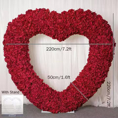Luxury Heart-Shaped Shelf Floral Arrangement Wedding Arch Decor A7591 A6625 A7448 A7449 A8046