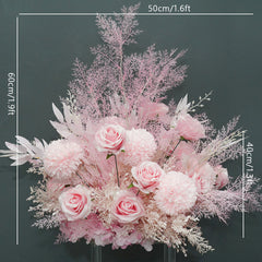A077 A7452 A7608 Hang Flower Row Wedding Floor Table Floral Prop
