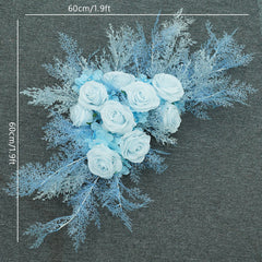 A077 A7452 A7608 Hang Flower Row Wedding Floor Table Floral Prop