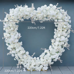 Luxury Heart-Shaped Shelf Floral Arrangement Wedding Arch Decor A7591 A6625 A7448 A7449 A8046