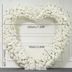 Luxury Heart-Shaped Shelf Floral Arrangement Wedding Arch Decor A7591 A6625 A7448 A7449 A8046