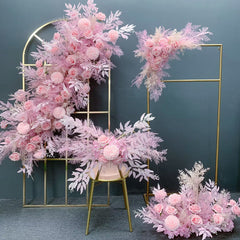 A077 A7452 A7608 Hang Flower Row Wedding Floor Table Floral Prop