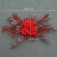 A077 A7452 A7608 Hang Flower Row Wedding Floor Table Floral Prop