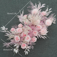 A077 A7452 A7608 Hang Flower Row Wedding Floor Table Floral Prop