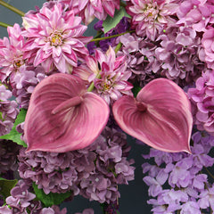 A7490 Rose Hydrangea Calla Lily Wedding Backdrop Arch Hanging Flower Row Floor Floral Arrangement