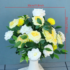 A104  A7613 Rose Wedding Backdrop Floral Arrangement Arch Decor Hanging Flower Row