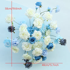 A104  A7613 Rose Wedding Backdrop Floral Arrangement Arch Decor Hanging Flower Row