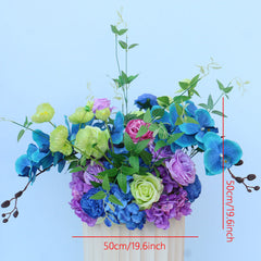 A104  A7613 Rose Wedding Backdrop Floral Arrangement Arch Decor Hanging Flower Row