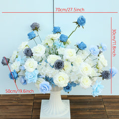 A104  A7613 Rose Wedding Backdrop Floral Arrangement Arch Decor Hanging Flower Row