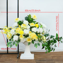 A104  A7613 Rose Wedding Backdrop Floral Arrangement Arch Decor Hanging Flower Row