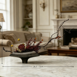 Handmade Wabi-Sabi Preserved Juniper Bonsai Arrangement with Ceramic Vase(72cm*45cm)