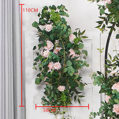 A193 A7780 A7697 Outdoor Wedding Backdrop Arch plant Rose Floral