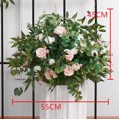 A193 A7780 A7697 Outdoor Wedding Backdrop Arch plant Rose Floral