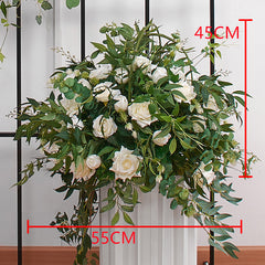 A193 A7780 A7697 Outdoor Wedding Backdrop Arch plant Rose Floral