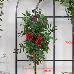 A193 A7780 A7697 Outdoor Wedding Backdrop Arch plant Rose Floral