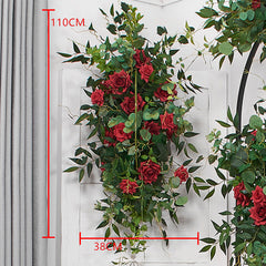 A193 A7780 A7697 Outdoor Wedding Backdrop Arch plant Rose Floral