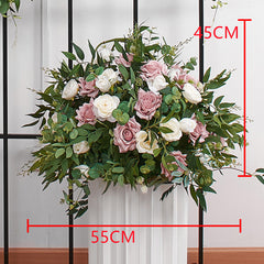 A193 A7780 A7697 Outdoor Wedding Backdrop Arch plant Rose Floral