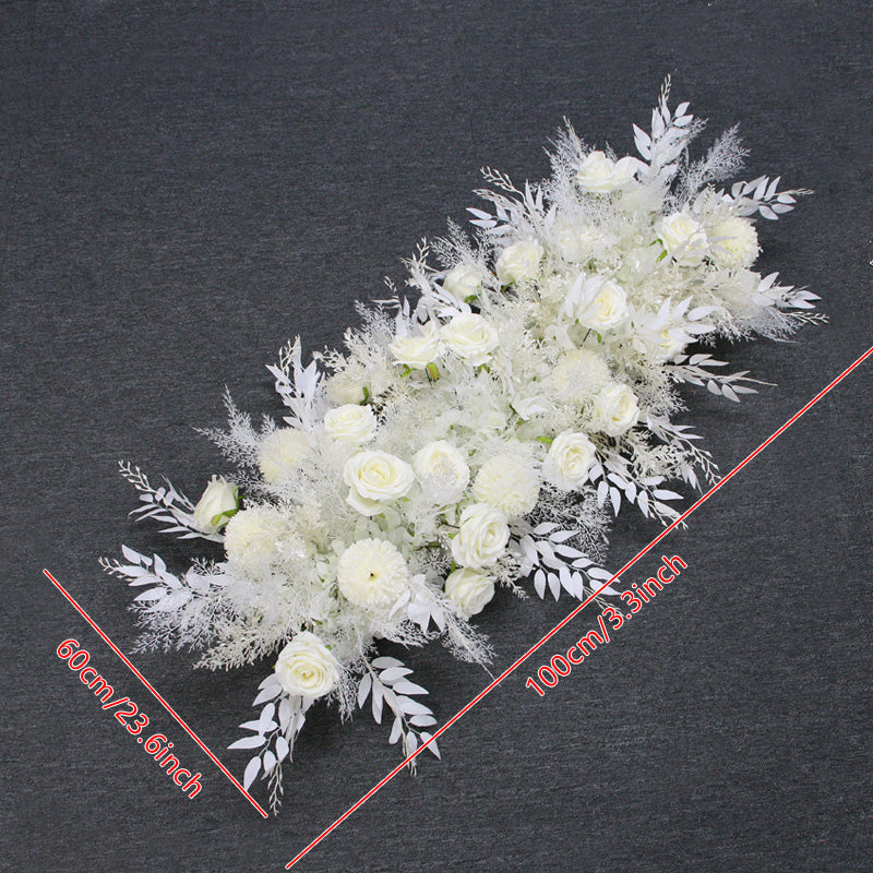 A077 A7452 A7608 Hang Flower Row Wedding Floor Table Floral Prop
