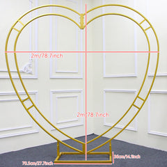 Luxury Heart-Shaped Shelf Floral Arrangement Wedding Arch Decor A7591 A6625 A7448 A7449 A8046
