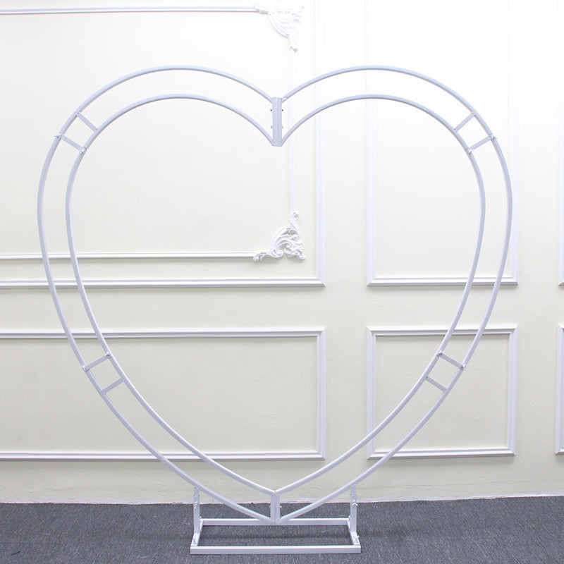 Luxury Heart-Shaped Shelf Floral Arrangement Wedding Arch Decor A7591 A6625 A7448 A7449 A8046
