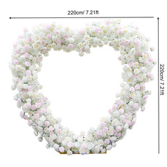 Luxury Heart-Shaped Shelf Floral Arrangement Wedding Arch Decor A7591 A6625 A7448 A7449 A8046