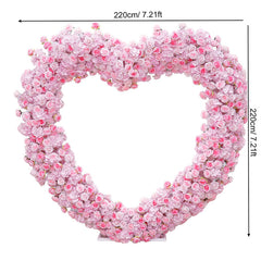 Luxury Heart-Shaped Shelf Floral Arrangement Wedding Arch Decor A7591 A6625 A7448 A7449 A8046