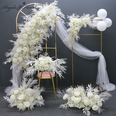 A077 A7452 A7608 Hang Flower Row Wedding Floor Table Floral Prop