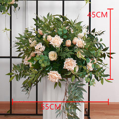 A193 A7780 A7697 Outdoor Wedding Backdrop Arch plant Rose Floral