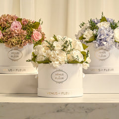 Small Round Roses & Hydrangeas